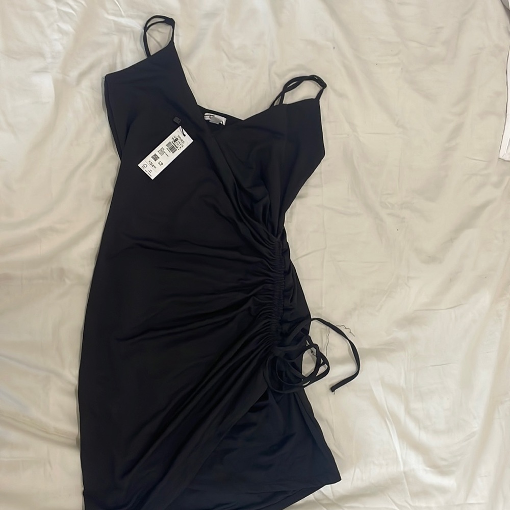 a black xs small dress from garage